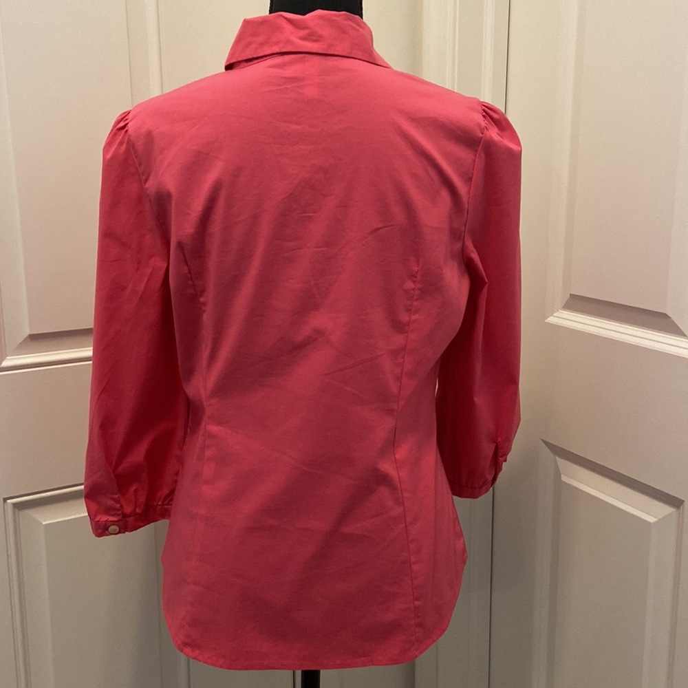 Old Navy - Women’s Button Down with Ruffle Accent Blouse - Picture 2 of 7